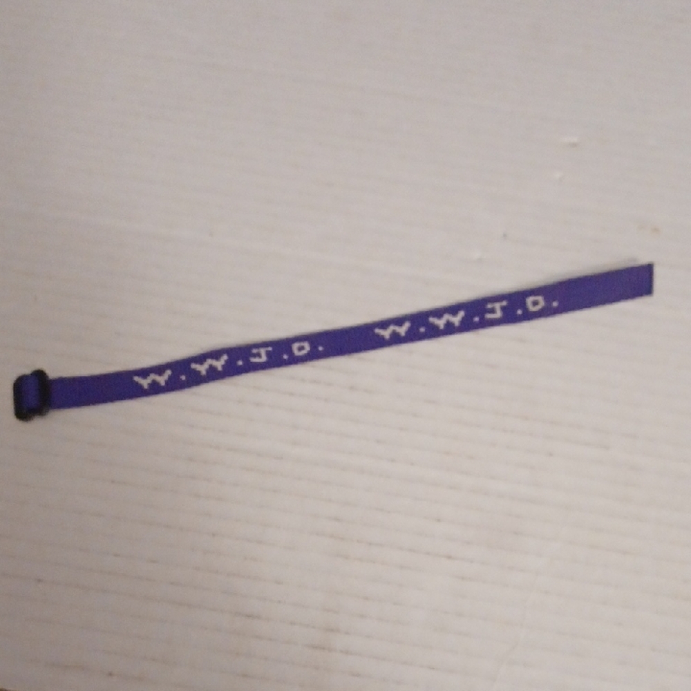 $4 Add-on Purple WWJD Bracelet